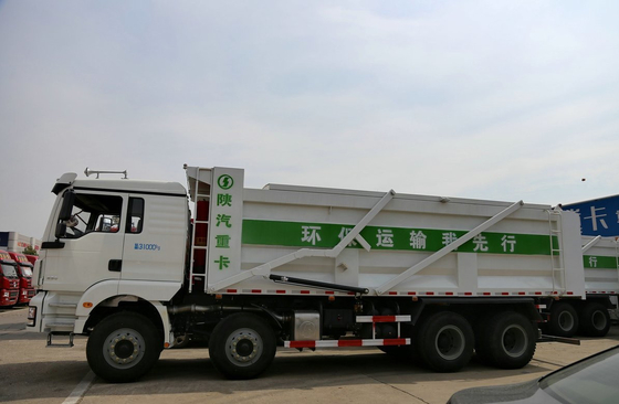 8x4 camion à bascule fracturation de sable réservoir camion Shacman 290hp nouveau M3000 Euro 4 lourd