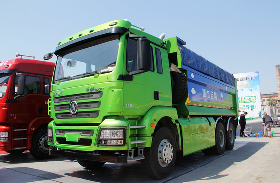 Vente de camion de décharge de carrière Shacman 6*4 moteur diesel et GNL hybride China Truck 336 ch