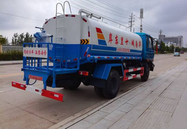 Capacité du réservoir 10000L du bateau-citerne 7350×2470×2710mm d'huile usagée de Dongfeng avec le moteur diesel rouge