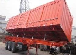 La charge utile de 35 tonnes a utilisé semi des camions, opération manuelle des 3 d'axes 2èmes remorques de main