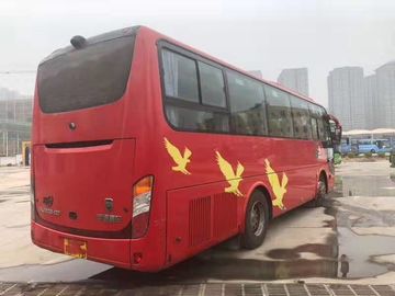 Autobus de passager utilisé par rouge de marque de Yutong de nouveau venu transmission manuelle de 2013 ans