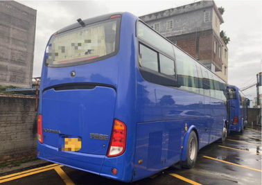 autobus utilisés bleu-foncé 45 Seat de 15000KG Yutong 2014 ans LHD diesel avec l'a/c