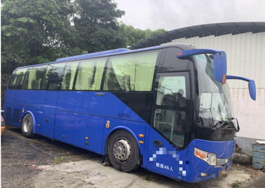 autobus utilisés bleu-foncé 45 Seat de 15000KG Yutong 2014 ans LHD diesel avec l'a/c