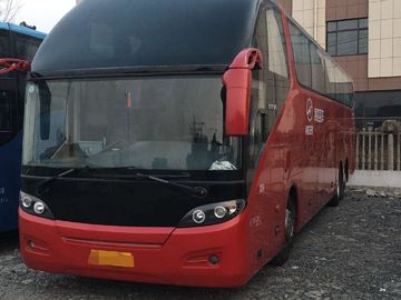 55 main gauche diesel de l'autobus KLQ6147 de passager utilisée par voyage plus haut rouge de Seat orientant 2013 ans