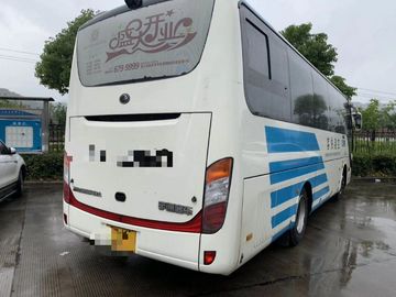 Autobus de ville de Yutong de la série ZK6858, main gauche diesel d'autobus de Seater du blanc 19 orientant 2015 ans