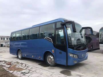 33 sièges 2014 taille bleue d'autobus de la couleur 3300mm d'autocars utilisée par autobus de voyage utilisée par an