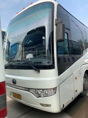 2010 intérieur de luxe diesel d'autobus de voyage utilisé de sièges de Yutong ZK6122 51 d'an par RHD