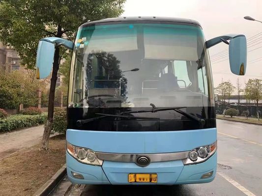 L'entraîneur utilisé Bus Yutong Brand que ZK6117 65 assied le passager utilisé par porte simple arrière du moteur 120km/H de Yuchai transporte la direction gauche