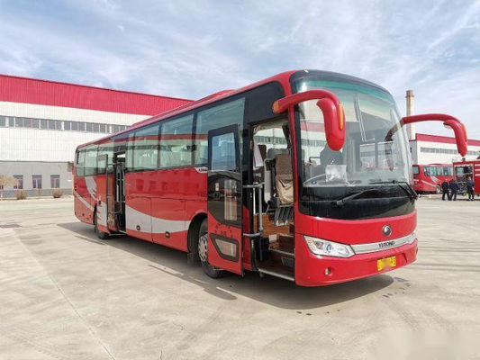 ZK6122 a utilisé l'entraîneur que Bus Yutong Brand 55 pose 2017 sièges en acier du châssis VIP de bas moteur arrière de kilomètre