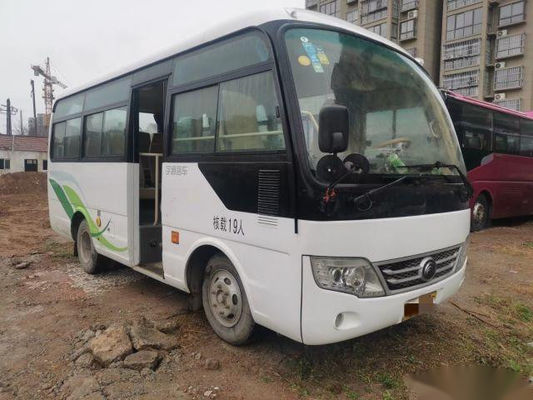 Yutong utilisé transporte Zk6609d1 19 pose le moteur 85Kw de Yuchai a employé le kilomètre de Mini Bus Single Door Low