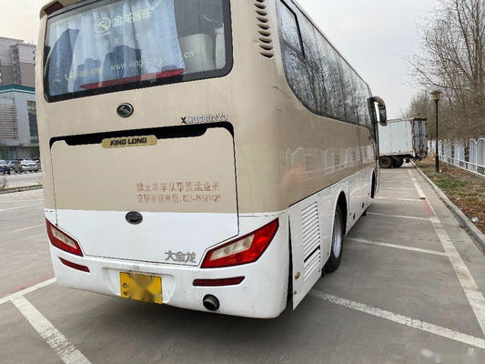 Le modèle utilisé XMQ6802 32 d'autobus de Kinglong pose le bus touristique utilisé par commande en acier de main gauche de châssis