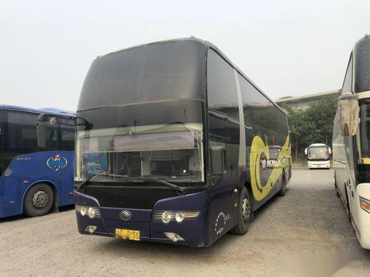 Portes à deux battants arrière en verre utilisées de direction de gauche de moteur de sièges de l'autobus ZK6127 de Yutong doubles 50