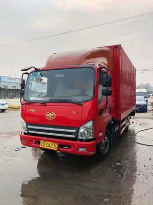 Occasion utilisée de FAW Van Cargo Truck 140HP 5.2M Big Capacity 4x2 2018 ans