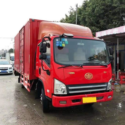 Occasion utilisée de FAW Van Cargo Truck 140HP 5.2M Big Capacity 4x2 2018 ans