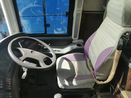 Le moteur arrière utilisé de sièges de la conduite à droite 55 de la marque ZK6127 de Yutong de bus touristique a utilisé l'entraîneur Bus Double Doors
