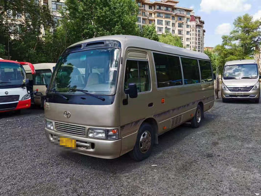 L'autobus de caboteur utilisé 23 par sièges a employé Mini Bus Toyota Coaster Bus avec le moteur à essence 3RZ direction de main gauche de 2012 ans