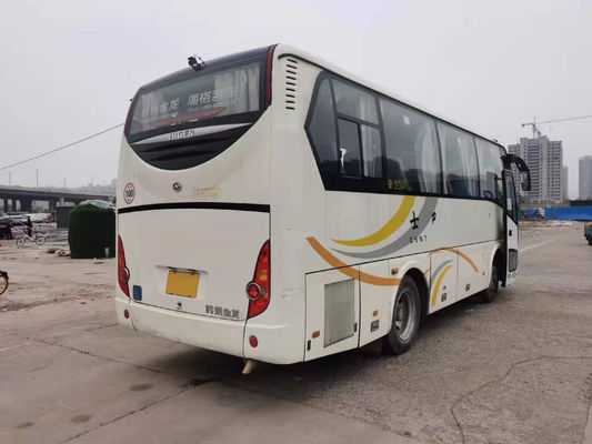 Le moteur arrière utilisé 140kw de Yuchai de sièges plus élevés de l'autobus KLQ6808 35 a employé kilomètre de Bus Steel Chassis d'entraîneur le bas