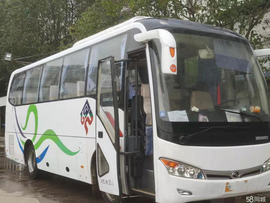 Euro arrière utilisé III de moteur de porte simple de bus touristique utilisé par châssis en acier de l'autobus XMQ6859 35Seats de Kinglong