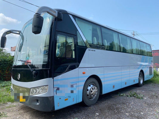 Autobus de touristes de luxe utilisé de Lhd de Dragon Bus 45seats de moteur arrière diesel manuel d'or de boîte de vitesse