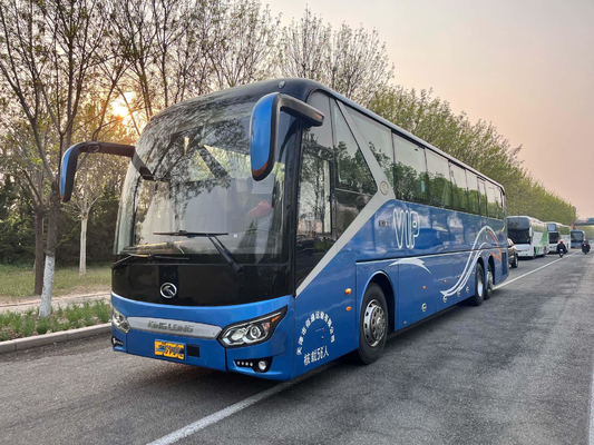 L'autobus nouveau XMQ6135 de Kinglong a utilisé l'entraîneur Buses 56 sièges LHD Front Engine Double Axle