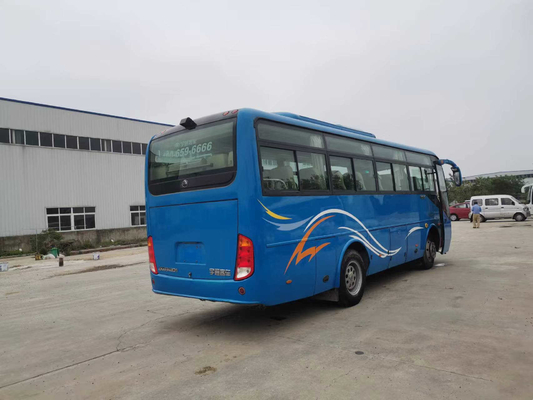 34 le passager Mini Bus Front Engine Used Yutong a laissé l'entraîneur de touristes de direction ZK6842d