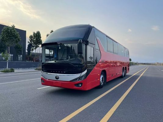 qualité  Luxury Bus Coach Yutong 56 Seats Model ZK6137 Double Rear Axle 2021 Year Airbag Suspension Usine