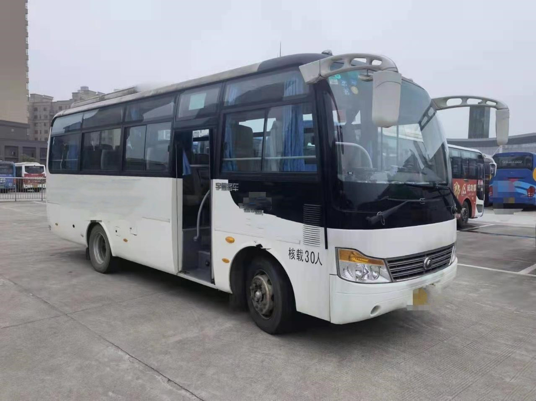 ZK6752D1 a employé le conducteur droit Passenger Bus de Seat de l'autobus 30 de Mini Yutong Front Engine Coach