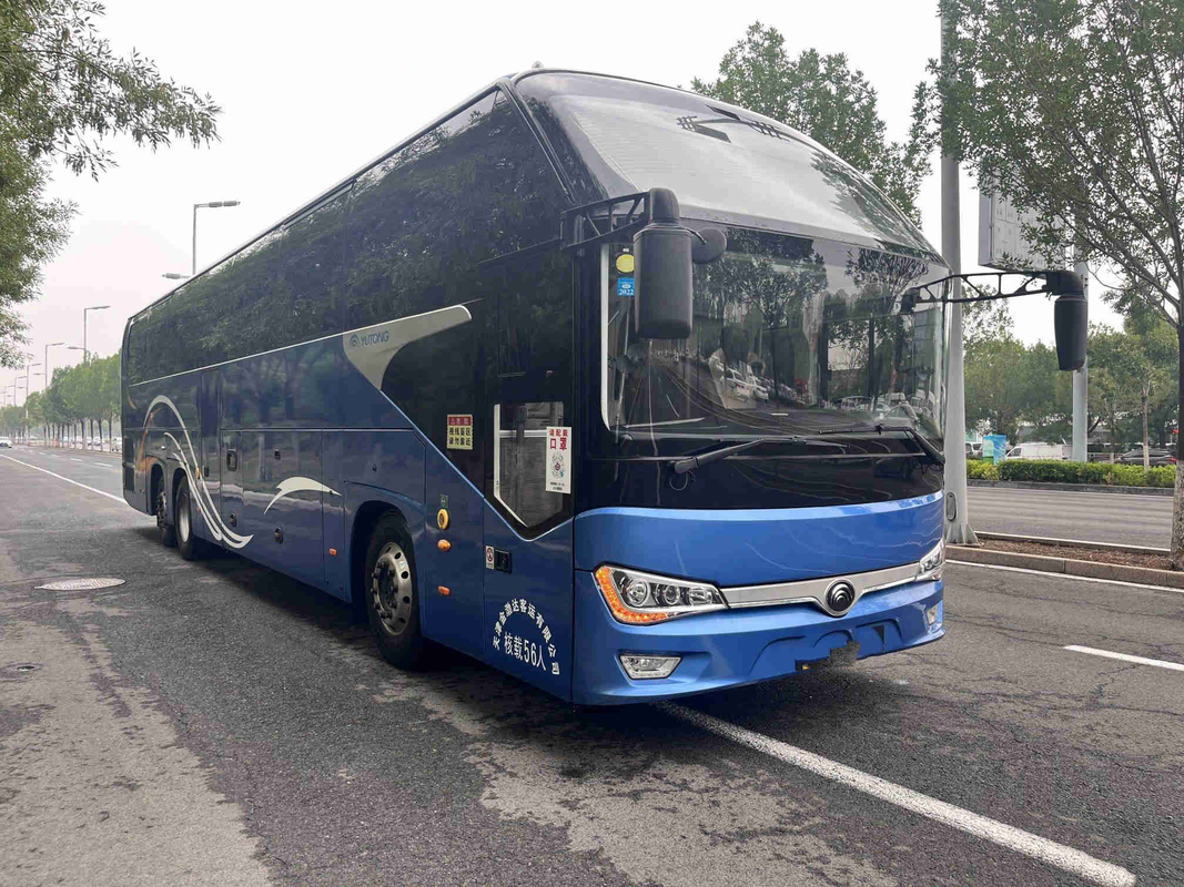 Double manche de Seat Leftt du car 56 de moteur d'arrière de Decker Bus Sightseeing Yutong ZK6148