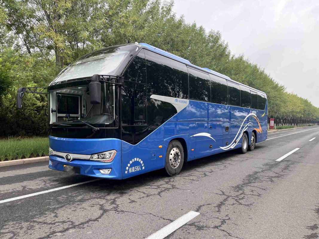 Double manche de Seat Leftt du car 56 de moteur d'arrière de Decker Bus Sightseeing Yutong ZK6148