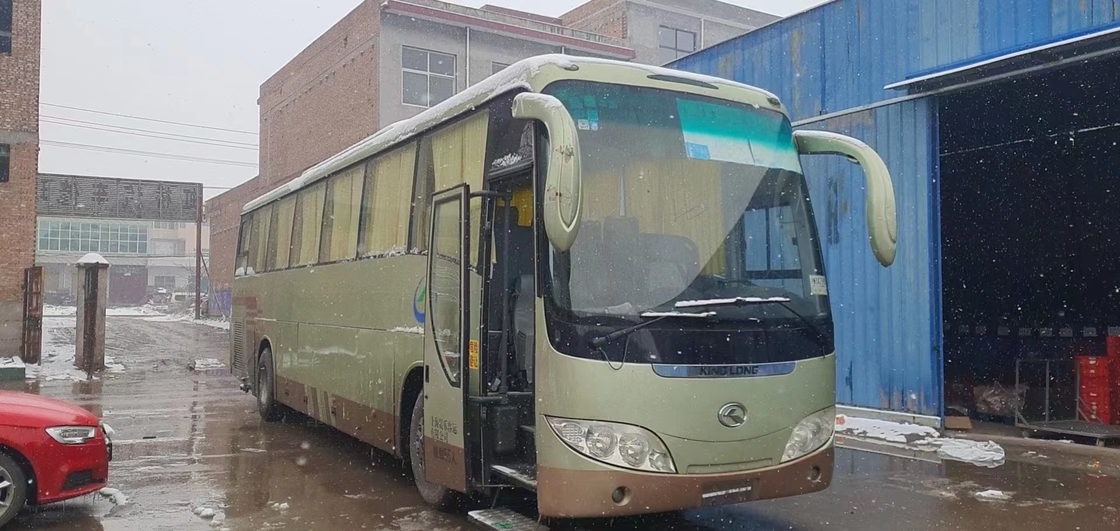 Entraîneur utilisé 55 par sièges Bus Second Hand Kinglong XMQ6129 avec la direction du moteur diesel LHD