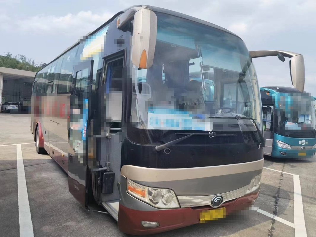 Autobus arrière de passager du moteur RHD Zk6107 de sièges d'Used Mini Yutong Buses 45 de car d'occasion