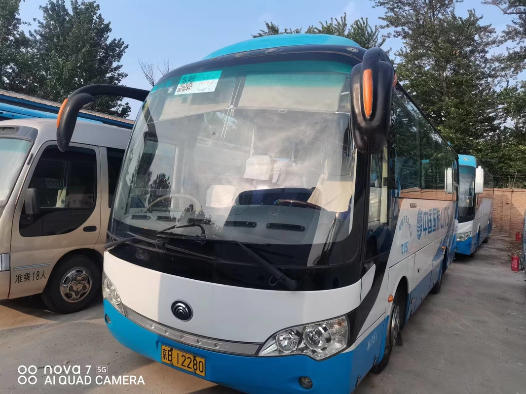 Autobus ZK6858 mini RHD de Yutong utilisé 35 par sièges orientant les moteurs diesel pour le transport