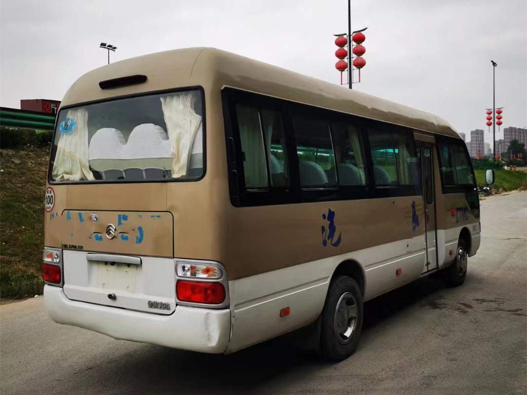 moteur diesel de Yuchai 90kw 2015-2017 d'or d'entraîneur de 22seats Dragon Used Coaster Bus Mini