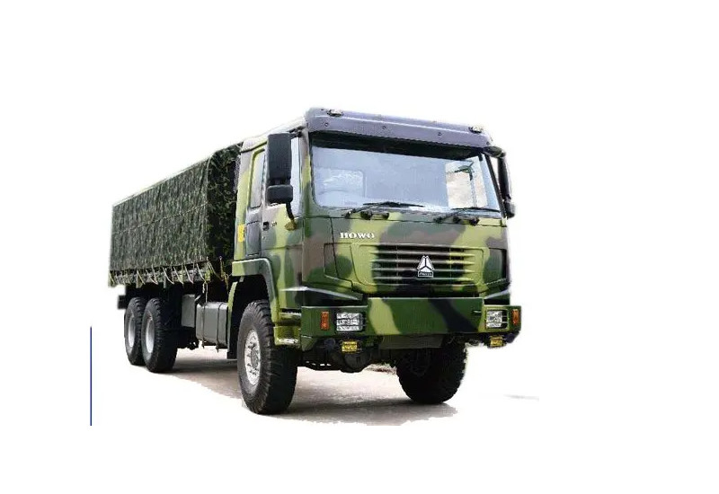 2 barrière puissante Trailers Truck de double du camion 420hp de cargaison de l'euro II Howo de camion de cargaison de fourgons