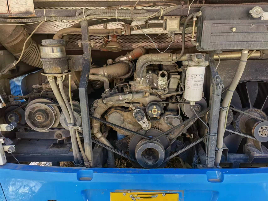 Le moteur arrière Sunlong a employé châssis de la suspension 55seats d'airbag de Bus LHD SLK6122 d'entraîneur le haut