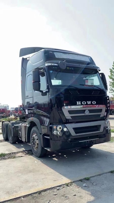 Tête utilisée de remorque de moteur diesel de tête de Howo T7 de tracteur de chevaux-vapeur de la roue 440 de Sinotruck 6*4 10