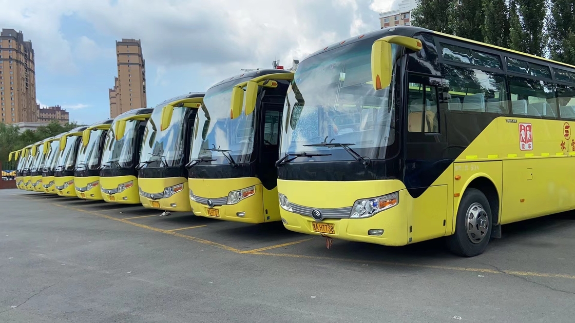 2014 ans 60 Yutong utilisé par sièges transportent ZK6107 avec le moteur 100km/H de Yuchai orientant LHD