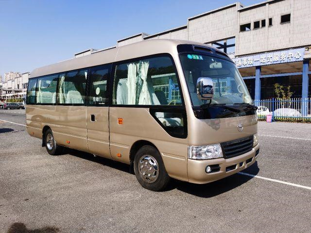 Autobus Mini Bus Toyota Brand japonais 29seats 2TR de caboteur utilisé par commande de main gauche
