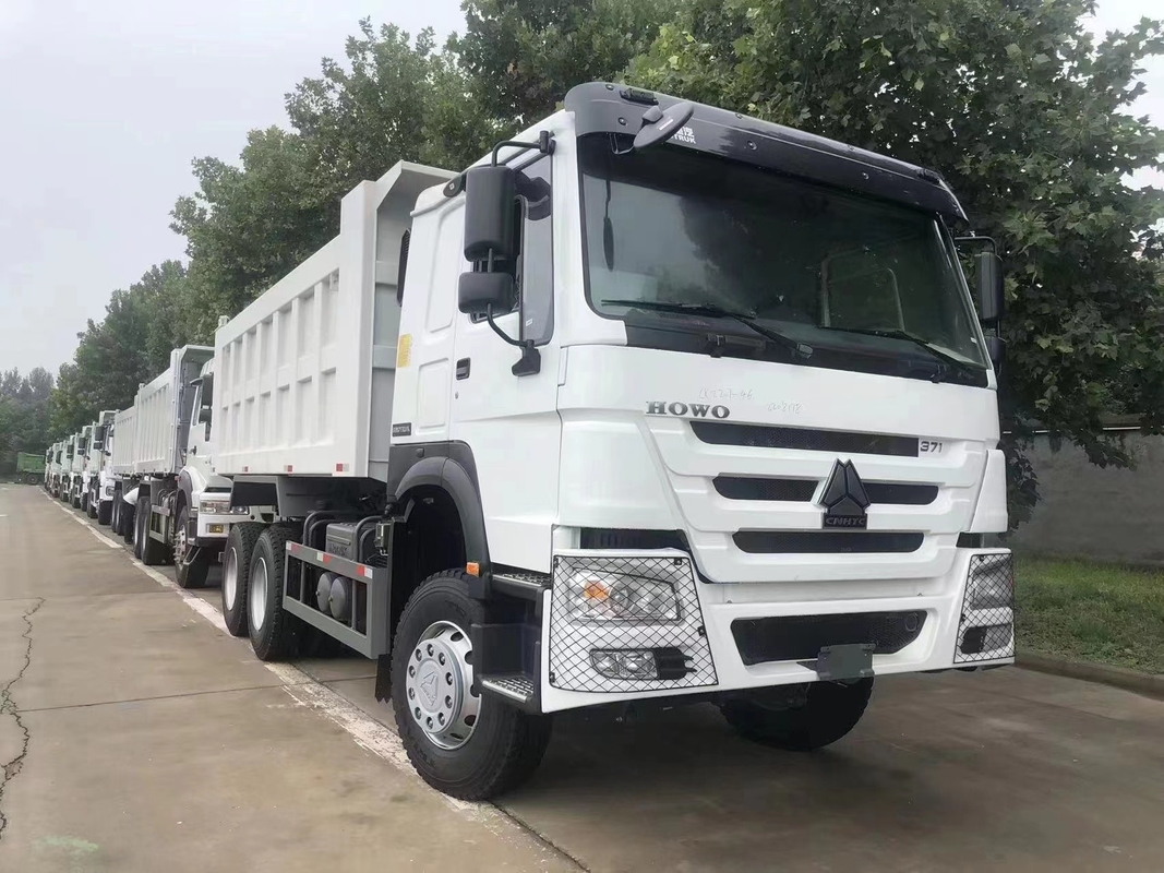 371/375hp a utilisé moteur II WD615.47 courant de Tipper Truck Left Steering In de décharge l'euro