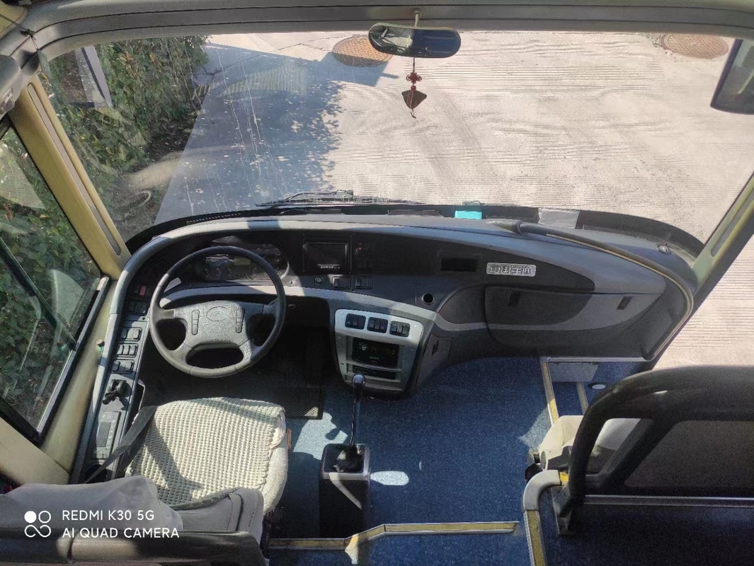 Autobus utilisé par sièges de ZK6127 55 Yutong moteur de Weichai de 2014 ans avec la suspension de ressort lame