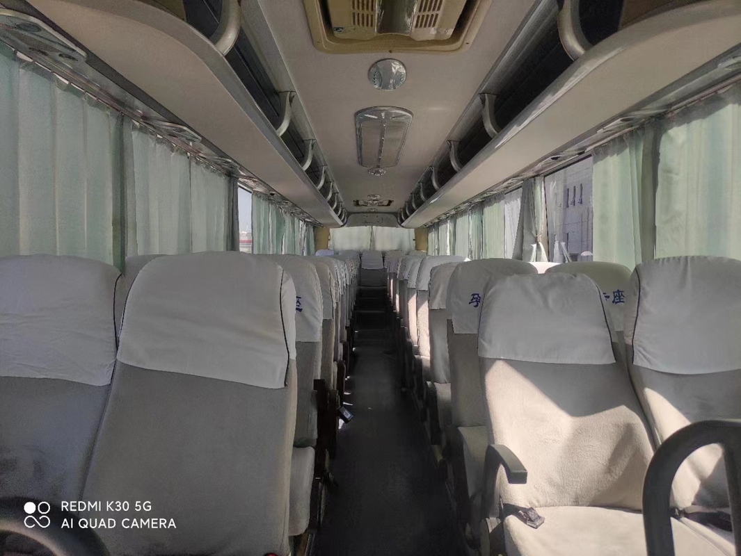 Autobus utilisé par sièges de ZK6127 55 Yutong moteur de Weichai de 2014 ans avec la suspension de ressort lame
