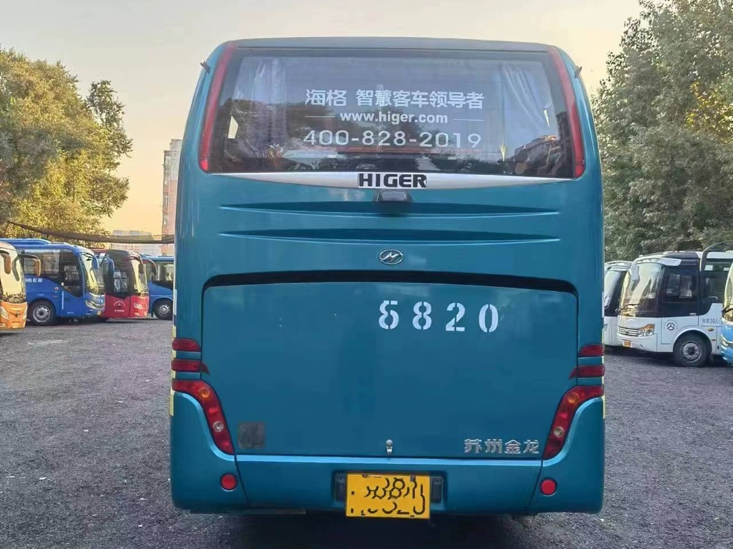 Plus haut KLQ6796 de luxe a employé la suspension de ressort de plat du moteur 147kw d'arrière des sièges LHD des autobus 34 d'entraîneur