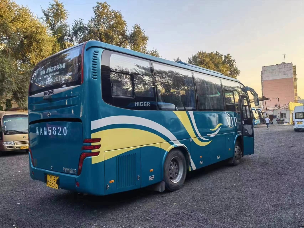 2017 ans 34 plus haut KLQ6796 utilisé par sièges Mini Bus LHD orientant le moteur diesel aucun accident