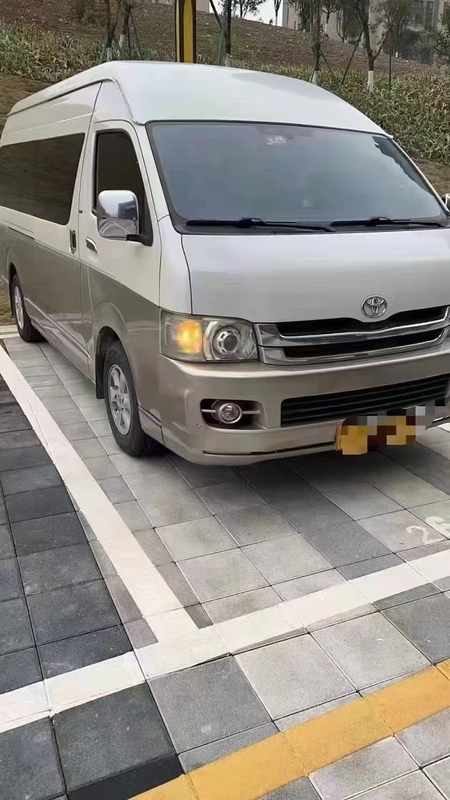 2018 l'année 13 sièges ont utilisé le mini autobus avec l'autobus avant de Toyota Hiace de moteur avec le toit élevé