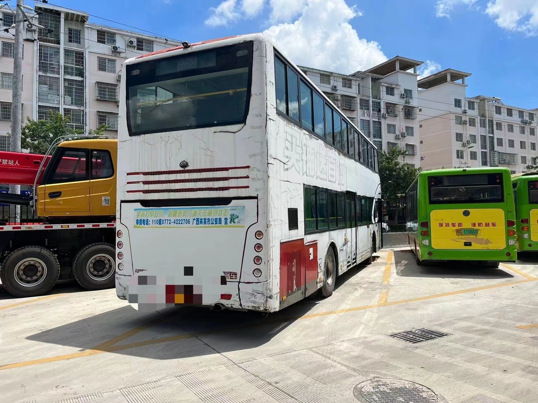 Zk6116HG a utilisé l'autobus de voyage Yutong 86/78 personnes d'occasion City Bus Double Deck
