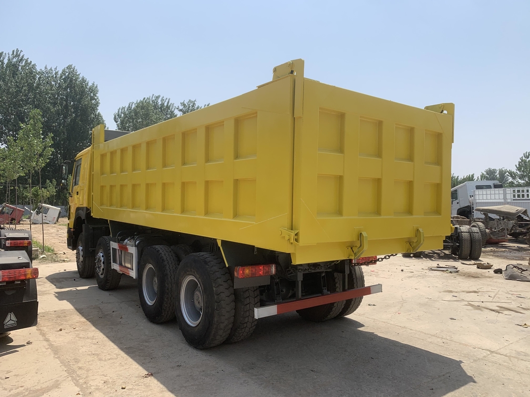 Sino camion utilisé 371-375-420hp de camions de nouvelle de Tipper Truck 8*4 marque diesel de la conduite à droite HOWO