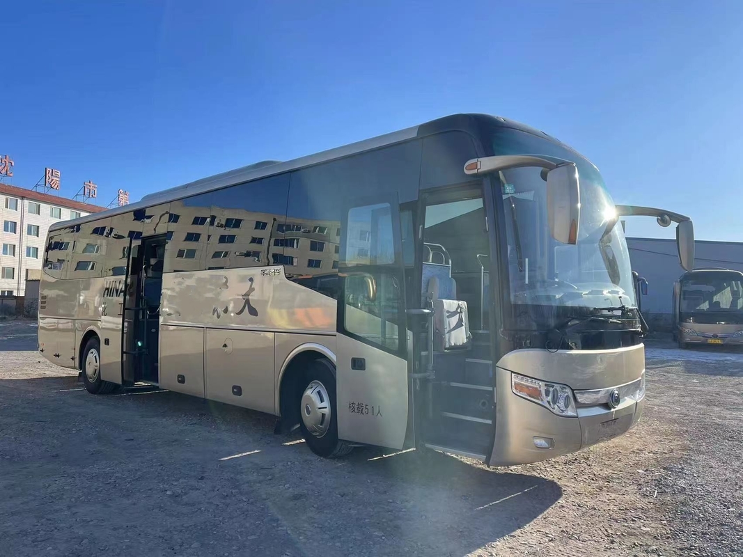 Moteur de luxe utilisé d'arrière de Weichai de marque de Yutong d'entraînement de main de Two Doors Left de car des autobus 51seats