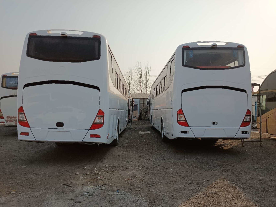 Autobus et entraîneur utilisés Yutong Zk 6127 portes de la suspension deux de ressort lame de 55seats LHD/RHD