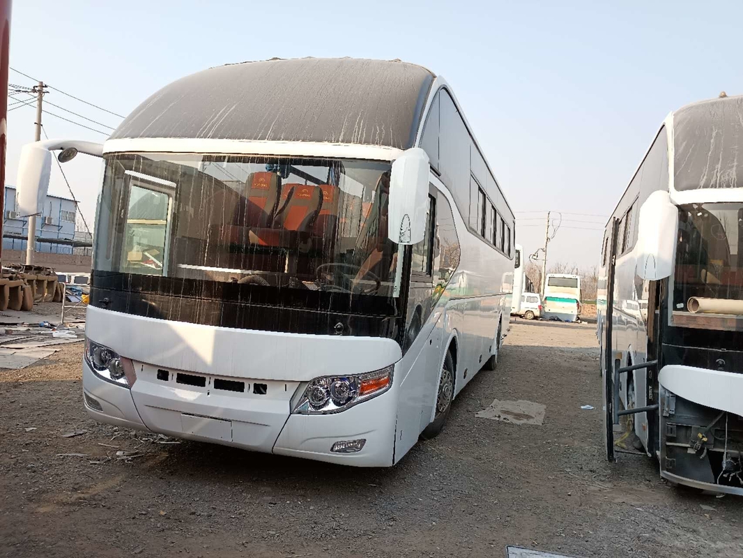 Autobus et entraîneur utilisés Yutong Zk 6127 portes de la suspension deux de ressort lame de 55seats LHD/RHD