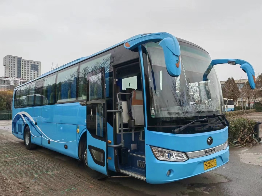 Portes utilisées du moteur deux de Bus Double Glass Yutong Zk6115 60seats Yuchai d'entraîneur avec l'état d'air